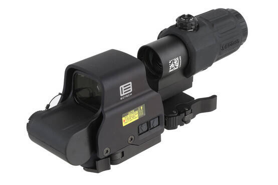 The EOTech EXPS2 Holographic Sight and G33 Magnifier come with quick detach mounts